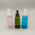 Empty Fine Mist PET 100ml Amber White Plastic Spray Bottle for Cosmetic Packaging