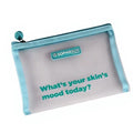Clear Mesh Zipper Toiletry Bag Portable Travel Cosmetic Makeup Organizer Mesh Pouch Waterproof Toiletry Storage Bag with Zipper