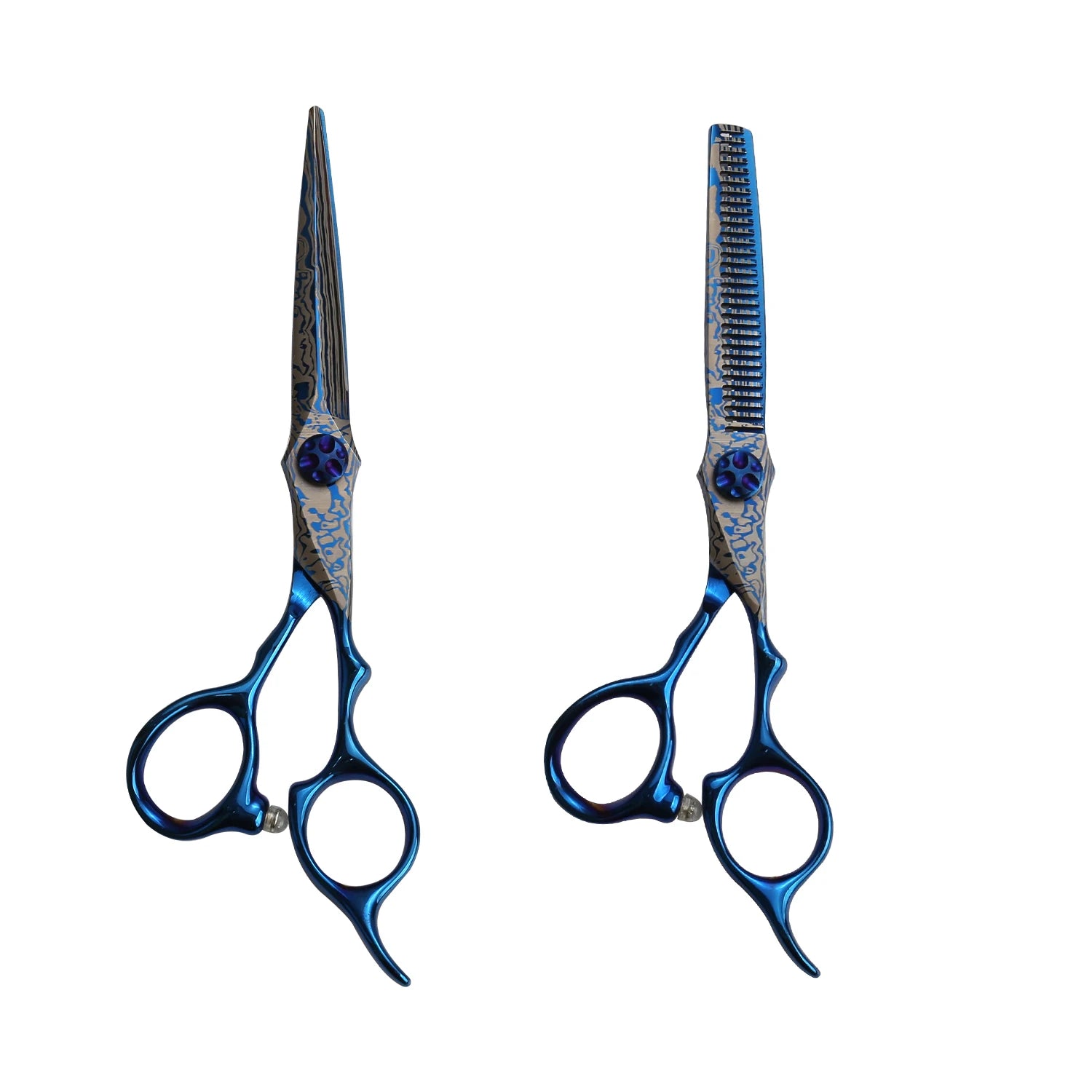 6 Inch Barber Hairdressing Shears Scissors Hair Cutting Scissors Set with 440c Steel for Salon and Home Use Tijeas
