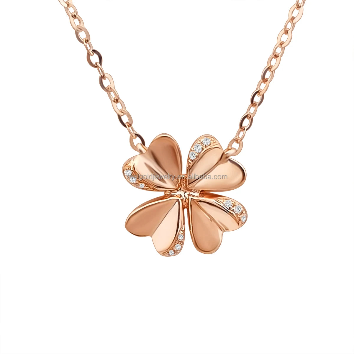 Fashion Necklaces 14K Solid Yellow Gold Moissanite Necklace Fine Jewelry 14k Au585 Gold Necklace for Women Wedding Hot Selling