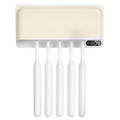 Smart UVC Toothbrush Sterilizer Wall-Mounted Drying Disinfecting Holder 99.99% Sterilization Rate Type-C Charging for Home