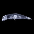 Wholesale 6.5cm 4g DIY Unpainted Blank Minnow Fishing Lures