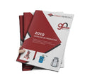 High-End A4 Saddle Stitching Color Brochure Booklet Printing Wholesale 4C+4C CMYK Pantone Glossy Art Cardboard A4 A5 A6 Sizes