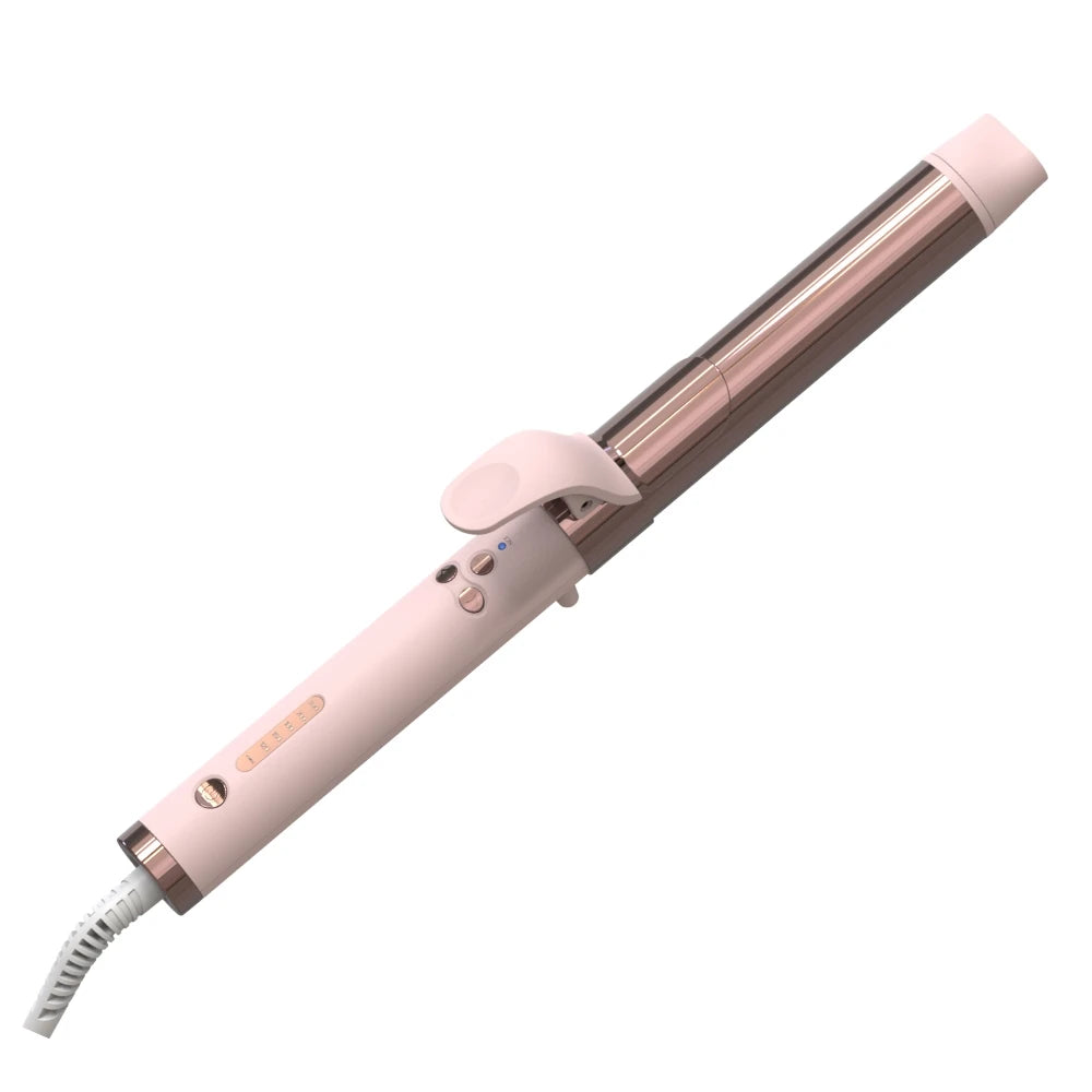360 Ceramic Auto Rotating Wave Hair Curler 32mm PTC Heater with Temperature Display LCD Barrel Hair Curler