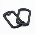 Dog Tag Silicone Silencer Black Military Dog Tags Silencers for Authentic Military Id Tags Rubbers to Reduce Noise and Protect
