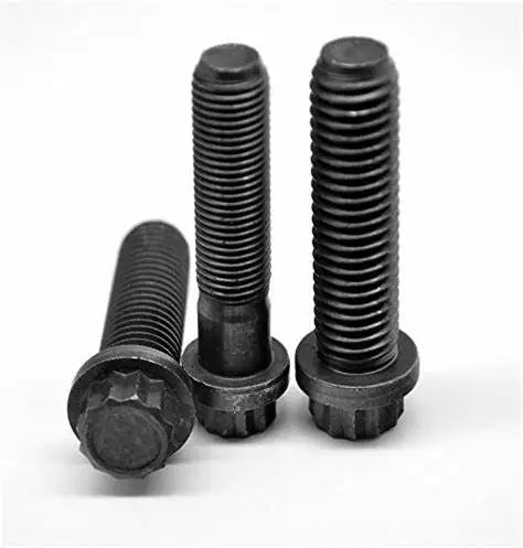 Customized High Tension Metric Titanium 12 Spline 12 Point Flange Head Bolt for Wheel