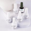 RS Nail Beauty Art Base Set Primer Hard Gel Matte Gel Base Gel and Top Coat Remover 15ml*6 Kit