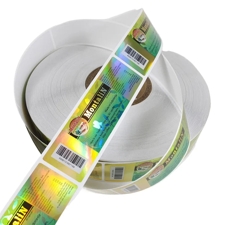 Professional Factory Customize Personalized Laser Hologram Stickers Packaging Holographic Sticker Labels