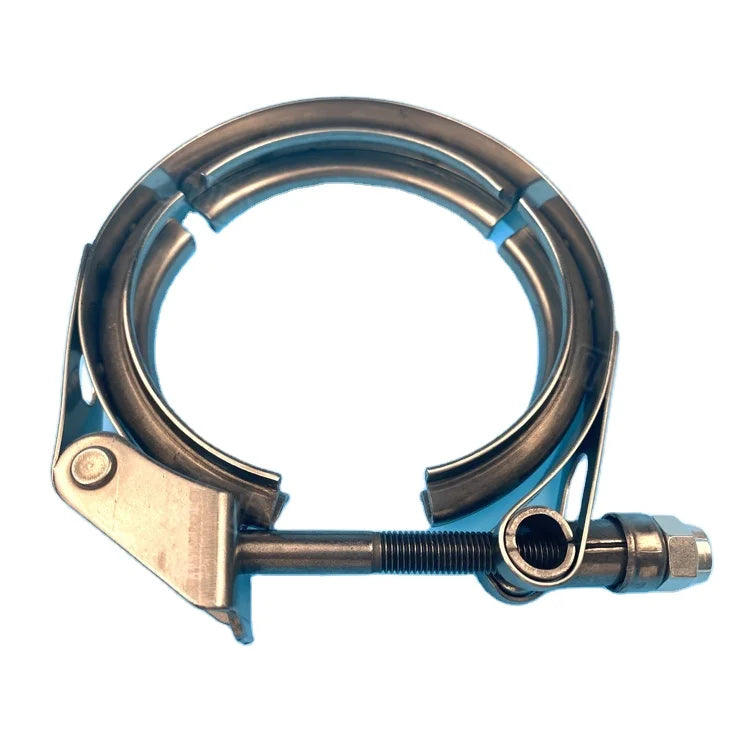 JTLD Quick Released V-Band SS304 Exhaust Hose Pipe Clamp Kits Strong Clamping Force