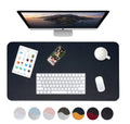 double side leather desk pad dual sides desk mat 2 two sides desk protector for home office game
