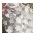 Summer Kids Dress Decor Tela De Tul Bordado Mesh Basic Stretchable Tulle Fabric with 3d Flower Flora Embroidery Tulle Fabric