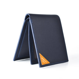 Young Men's Credit Card Holder Stylish Multi-slot Zipper zero Wallet Men's Short PU Wallet