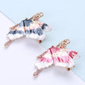 Wholesale Cute Metal Craft Accessories Oil Drop butterfly Brooch Pin for Clothes Decoration