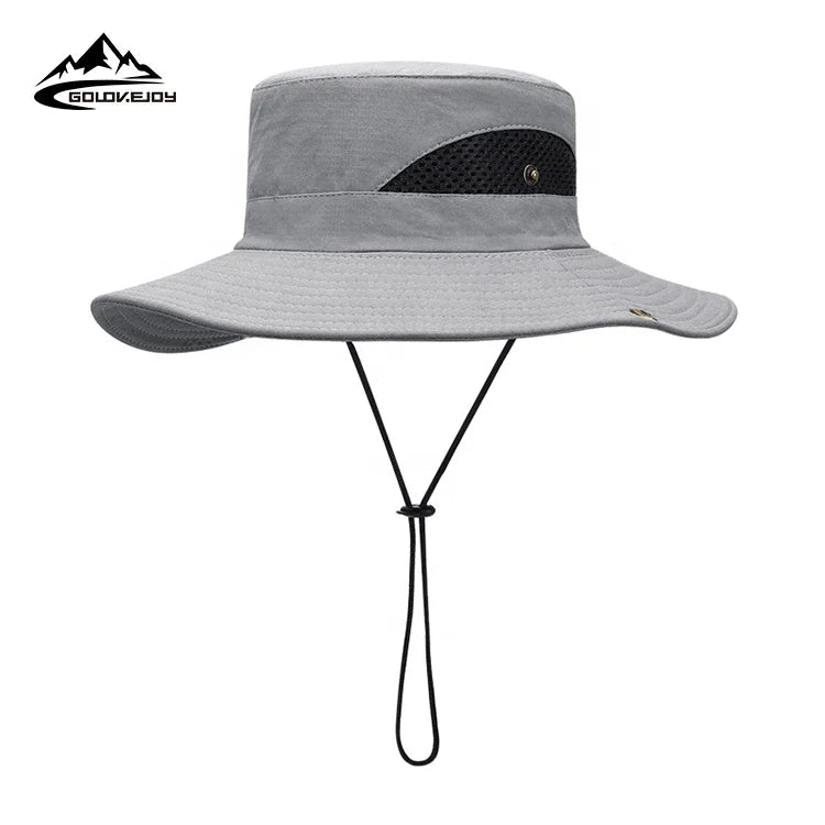 GOLOVEJOY XMZ74 Hot Selling Bucket Hats Bulk Waterproof Outdoor Sports Climbing Fishing Sunscreen Multiuse Bucket Hats Bulk