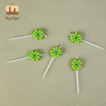 Handmade Romantic Four-leaf Clover Birthday Easter New Year Bars Non-scented High Quality Party Cake Candles