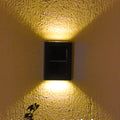 Solar Wall Lamp Outdoor Decoration Garden Household Wall Hanging Light Waterproof up and Down Luminous Decorative Wall Light