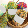 Charmkey Wholesale Milk Cotton Yarn Mixed Color Acrylic Yarn for Hand Knitting and Crochet