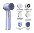 Sonic Facial Brush Vibration Face Cleansing Device Deep Pore Cleaning Electric Blackhead Remove Massage Waterproof Tool