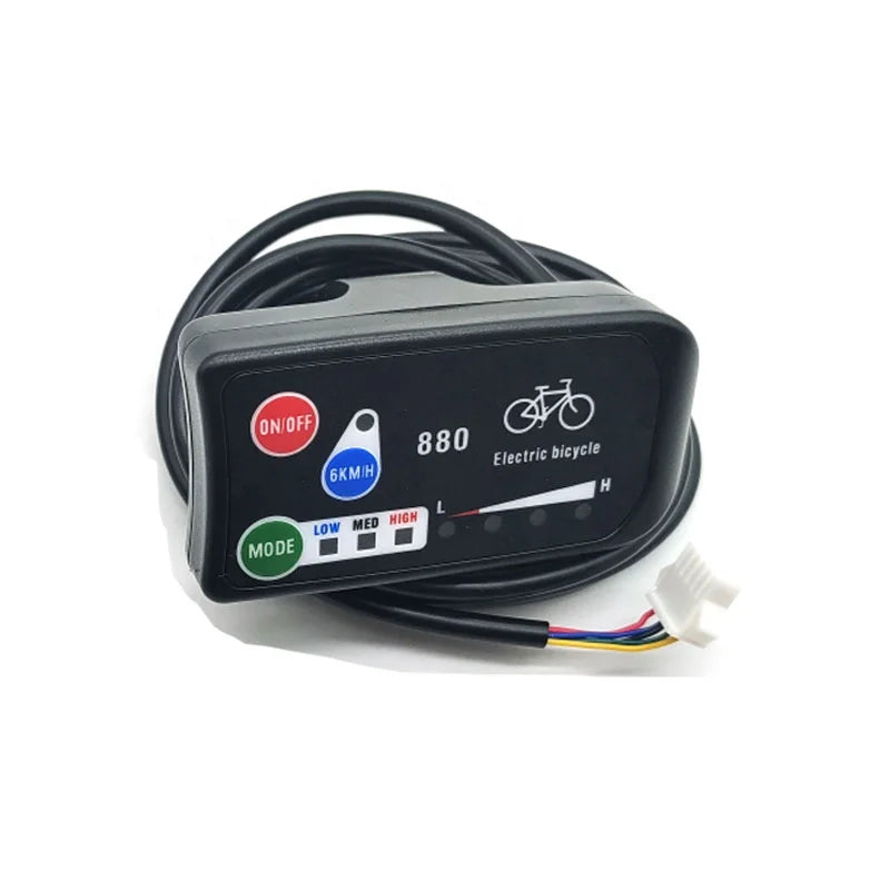 KT Controller Compatible Electric Bike LED Display Sm Connector 24v 36v 48v for Electric Scooters