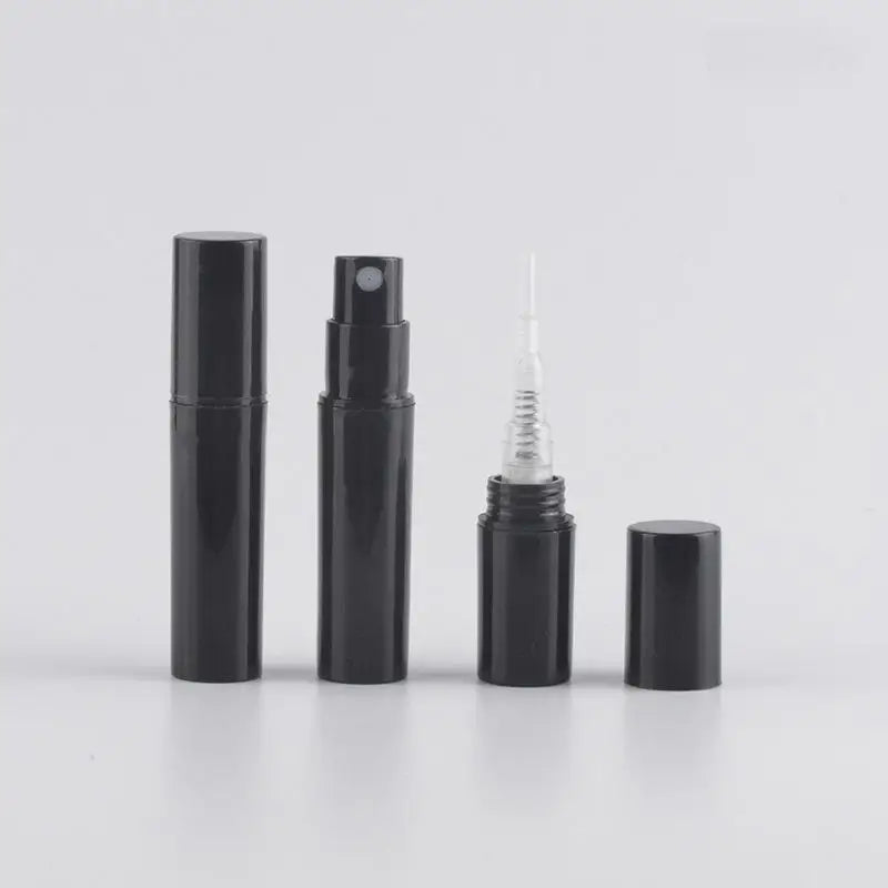 Black White Color Empty Perfume Bottle 2ml 3ml 5ml Plastic Bottle Perfume Fancy Attar Bottle