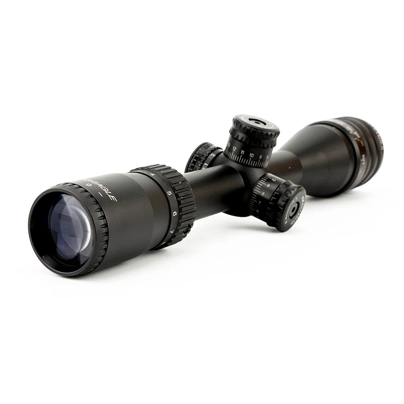 Spina Optics Hunting Scope 4-16X44 with Locking Red Green Illuminated Range Finder Reticle Scope Mira La Vista Optical Sight