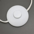 PVC Power Cord Cable With Switch EU Plug Table Lamp Light Power Cord Cable PVC Wire Extension Cord European Plug Foot Switch