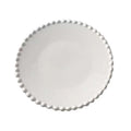 Solhui French Style Ceramic Wedding Plates White Beaded Salad Steak Plate and Bowl Tableware MegaBDM