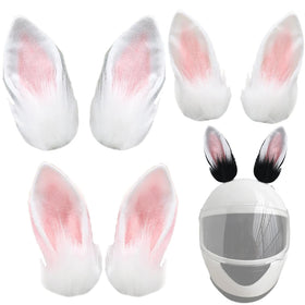 Hot Sale Long Rabbit Ears Helmet Accessories New Condition Decor for Ski Bike Motorcycle Helmets