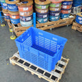 Nestable Stackable Solid Box Plastic Basket Crates for Efficient Food and Vegetable Storage