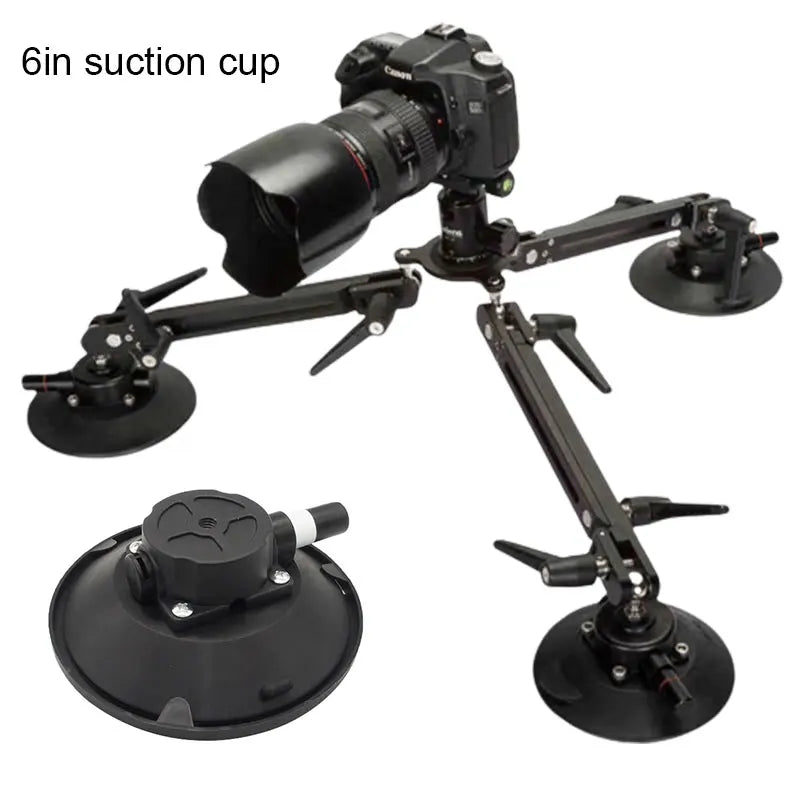 China Manufacturer  6"  Car Sucker Softer Rubber  Suction Cup Camera Mount Holder for Concave Surface