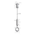 Aircraft Steel Wire Rope Hanging System Adjustable Suspension Kit for Acoustic Panel