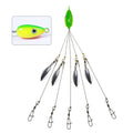 SNEDA New Product 5 Arms Alabama Umbrella Rig Fishing Lure 21.5cm17g Bait Rigs With Barrel Swivels for Bass Lures