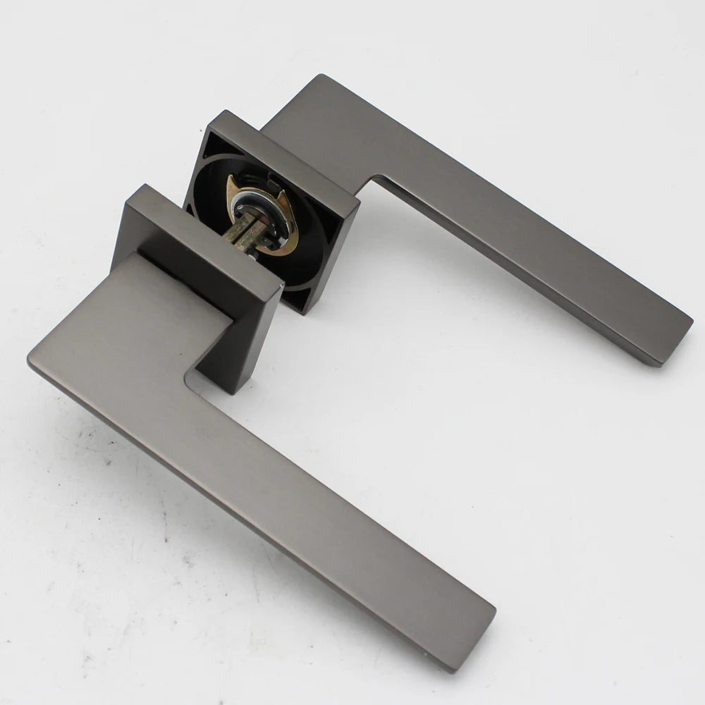 High Standard Interior Door Handle Locks for Door Simple Design Door Knob Black Gray Bathroom Knob
