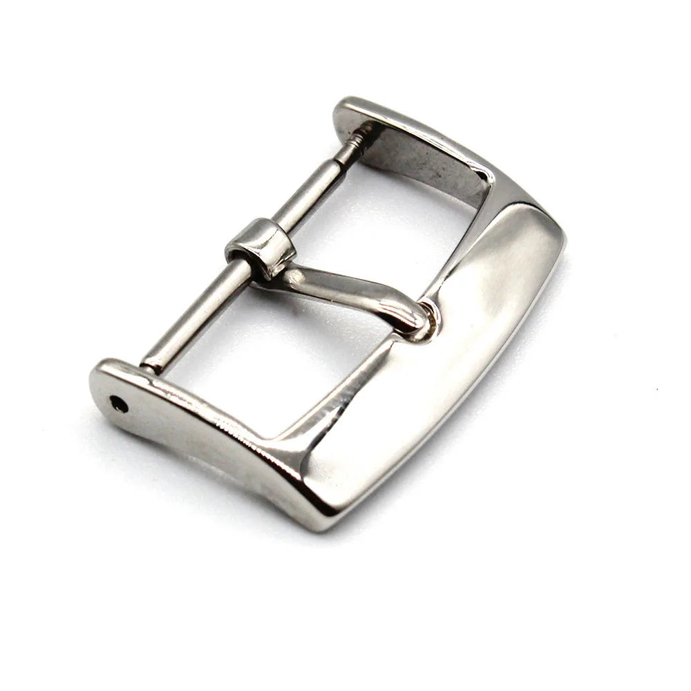 10-22MM Top Quality High Polished Nylon Watch Strap Stainless Steel Buckle for Silicone Watch Bands