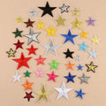 Wholesale Garment Accessories Cloth Stickers Decorative Iron on Embroidery Star Patches for Clothing