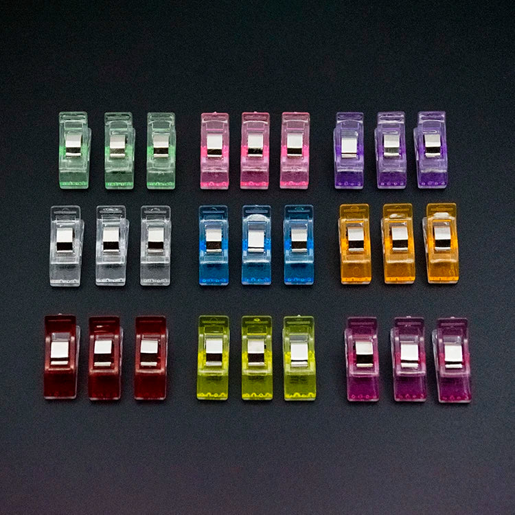 Customize Color Plastic Japanese Quilter Clips Fabric Binding Wonder Sewing Quilt Binder Clips