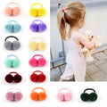 Cute Double Pompom Baby Hair Band Fur Ball Elastic Hair Ties Rope Solid Color Kids Hairband Girls Hair Accessories