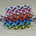Handmade Weave Rope Bracelet Friendship Cotton Bracelets Charm Bracelet Bangles Ethnic Jewelry Gifts for Woman Men