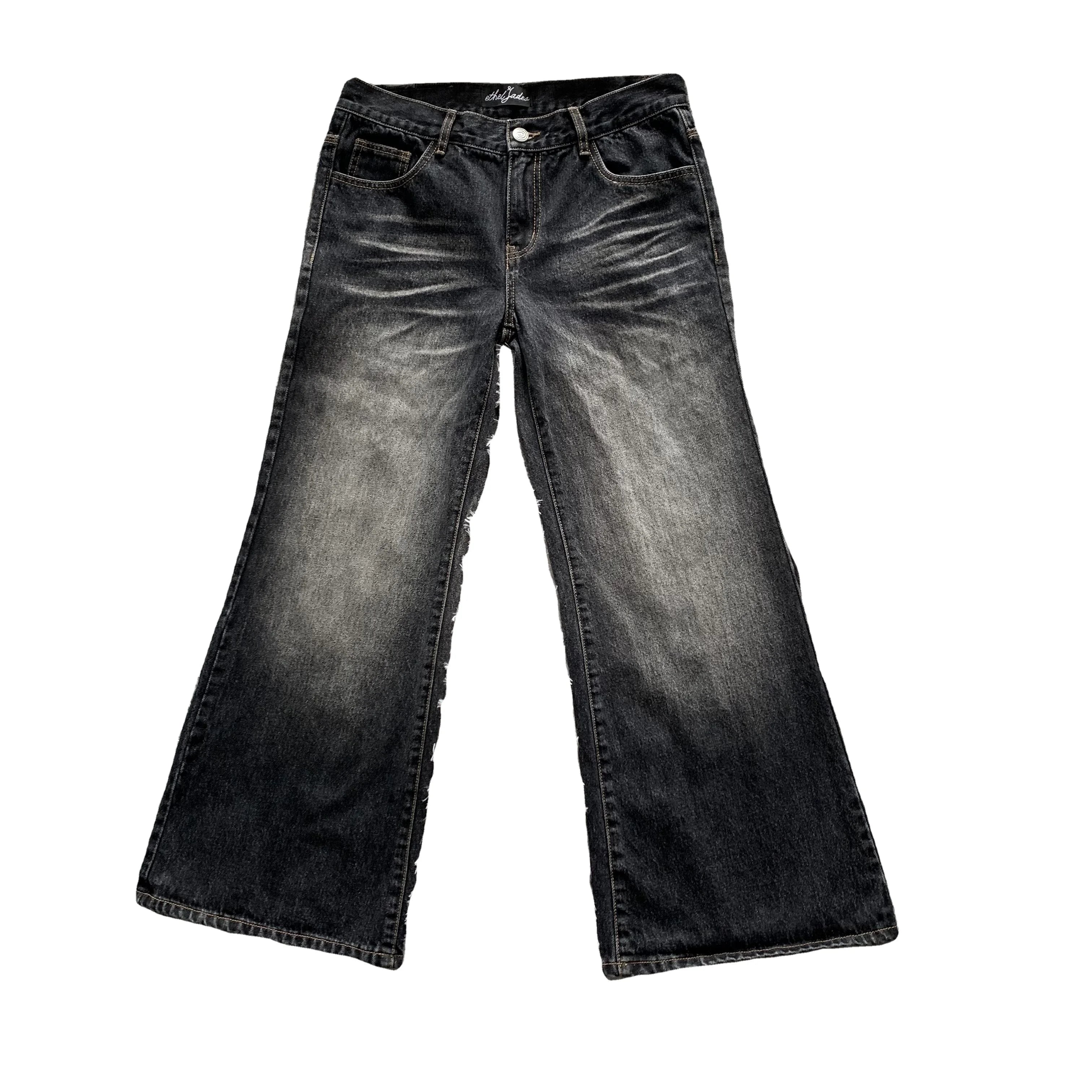 DENIMGUYS Fashion High Street Personality Loose Casual Pants Jeans for Men Street Style Y2k Jeans
