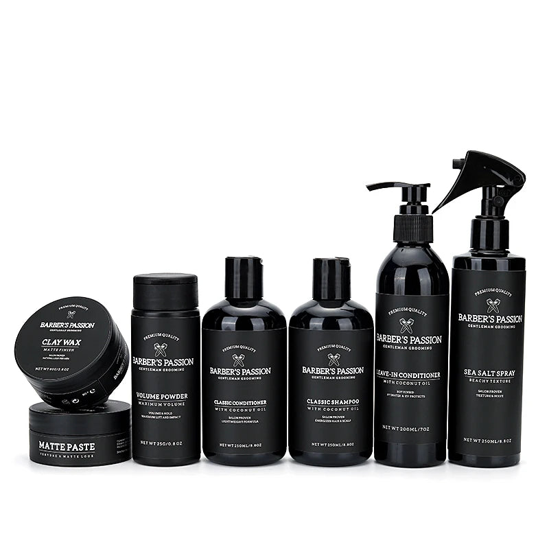 17 Year Experience Manufacturer Barber Styling Products Hair Care Products Set for Man