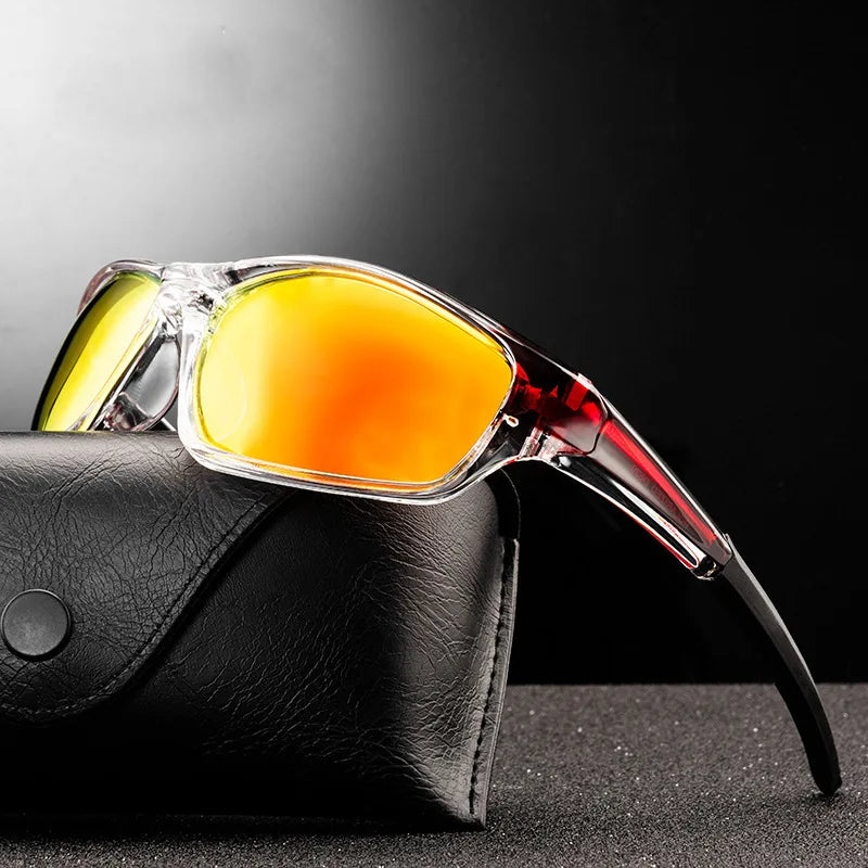 Custom Logo  Fashion Men Women Windproof Goggles Sun Glasses UV400 Sports Polarized Cycling Sunglasses Men Women