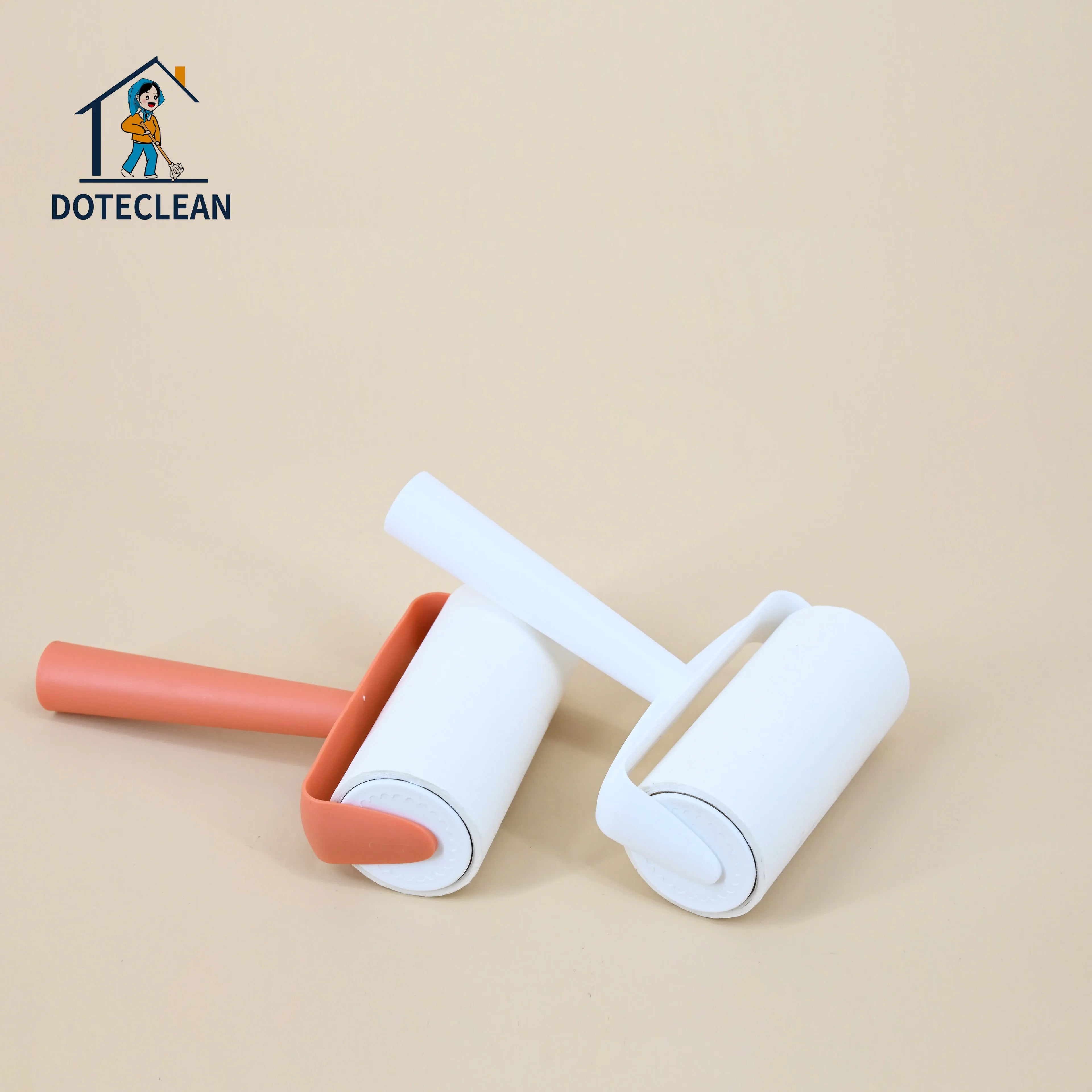 New Minimalist Style Manual Roller Lint Cleaner Tape 60 Pcs Dust Removal Handle Stickers Plastic Material Competitive Price