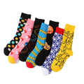 Wholesale Unisex Funny Design Face Rabbit Cloud Chili Bacon Strawberry Dot Cute Socks Animal Food Fashion Patterns