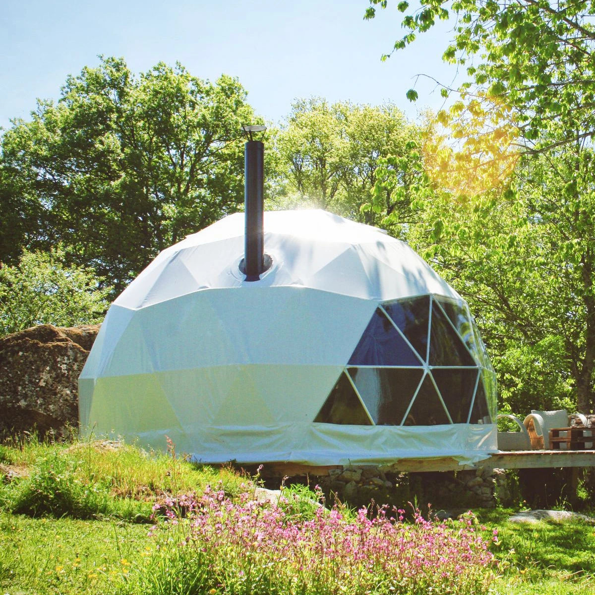 7m Winter Outdoor Luxury Igloo Dome Shelter Tent Prefab House for Hotel or Small Event Hospitality
