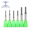 High Quality HRC55Â° Tungsten Carbide Long Neck Corner Radius Cutter Coated Tungsten Cobalt Alloy Radius Endmills