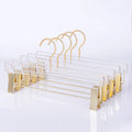high quality Customized Acrylic Heavy Duty Clothes Hanger With Clips