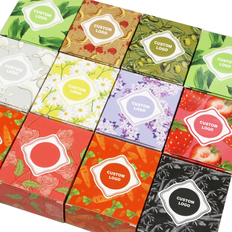 Custom Color Custom Printed Small Handmade Soap Art Paper Packaging Boxes Cosmetic Soap Packaging Box
