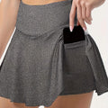 Simple Multicolor New Pleated Skirt for Woman Sport High Waisted Pleated Skirt Tennis Skirt