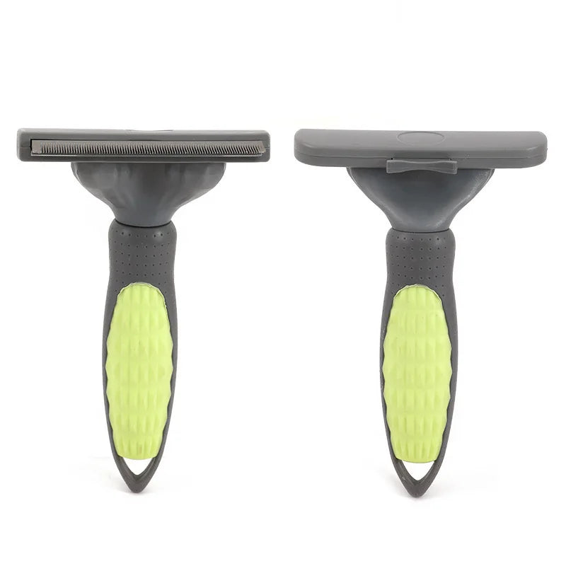 New Design Pet Grooming Brushes Rubber & Stainless Steel Comb for Long Hair Removal for Dogs & Cats Cleaning