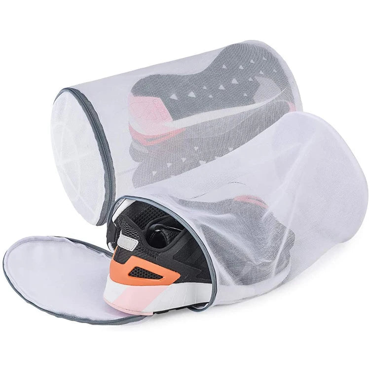 BSCI Factory Customized Mesh Zippered Laundry Sock Wash Bag for Shoes